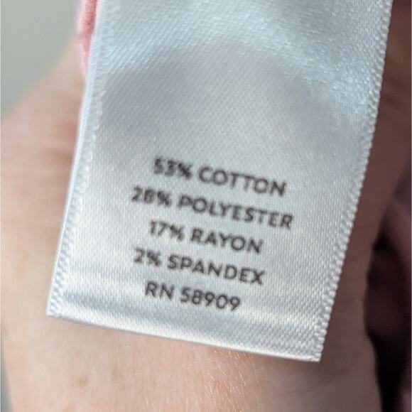 Westbound Light Pink The Park Avenue Fit Pull On Preppy Chino Shorts Size 6 - Picture 6 of 8